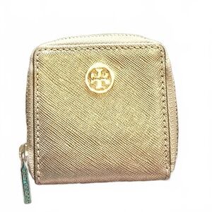 Tory Burch gold coins wallet